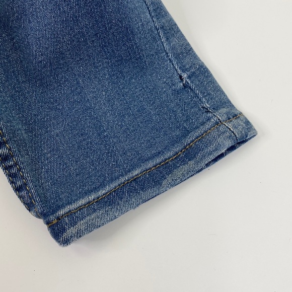 Boohoo Man SUPER SKINNY BANDANA RIP & REPAIR JEANS Sz 32 Distressed Medium Wash - Picture 8 of 9